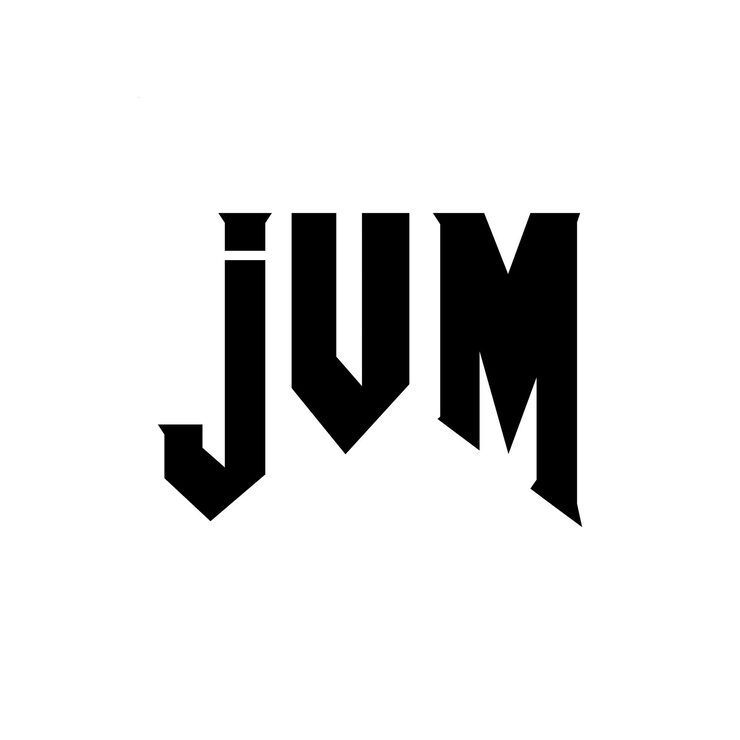 Vector 科技公司 jvm 标志设计 黑白颜色组合 jvm 标识 jvm 矢量 jvm 设计 jvm 图标 jvm 字母 jvm 排版