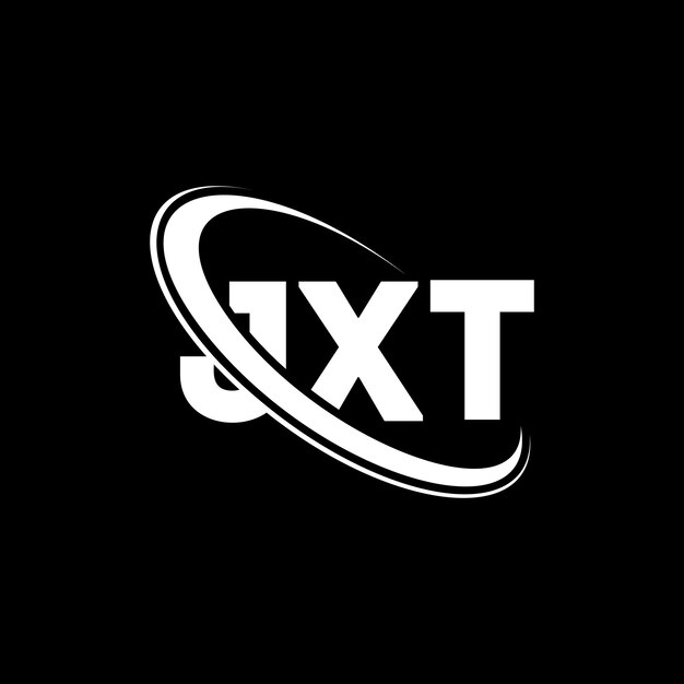 JXT logo JXT brief JXT letter logo ontwerp Initialen JXT logotype gekoppeld aan cirkel en hoofdletters monogram logotype JXT typografie voor technologiebedrijf en vastgoedmerk