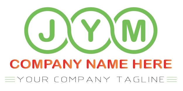 Jym letter logo design