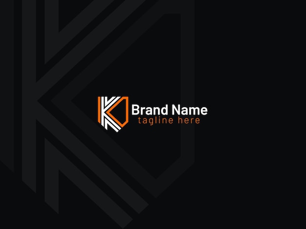 K letter logo design - Company logo Free Vector