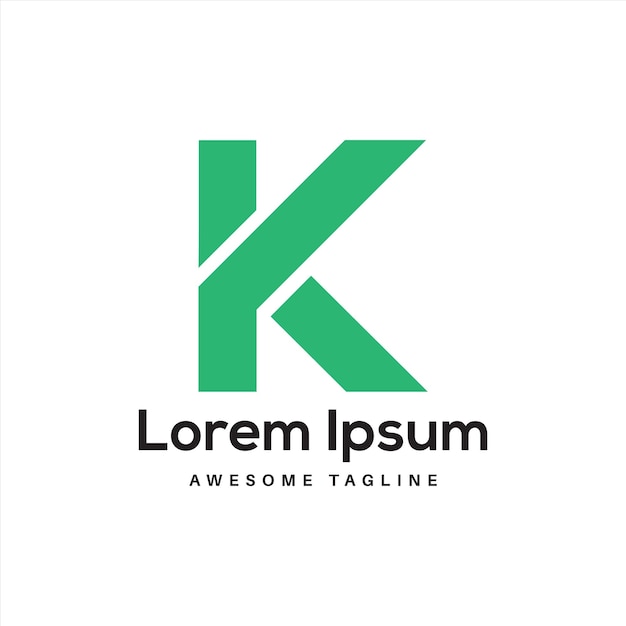 K Letter Logo Design Gratis vectoren amp om te downloaden