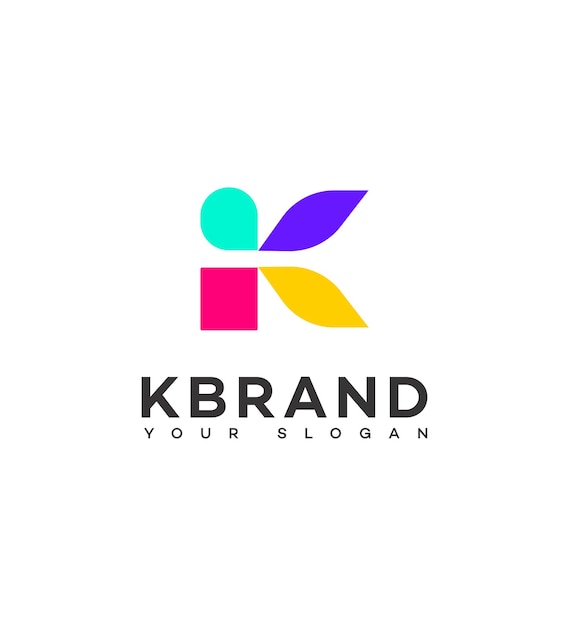 Vector k letter logo icon brand identity sign k letter symbol template