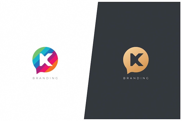 K Letter Logo Vector Trademark. Universal K Logotype Brand