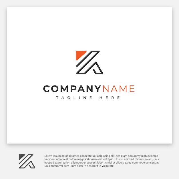 Logo lettering k