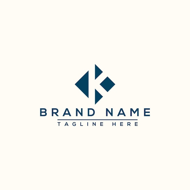 K Logo Design Template Vector Graphic Branding Element