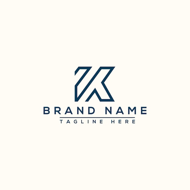 K Logo Design Template Vector Graphic Branding Element