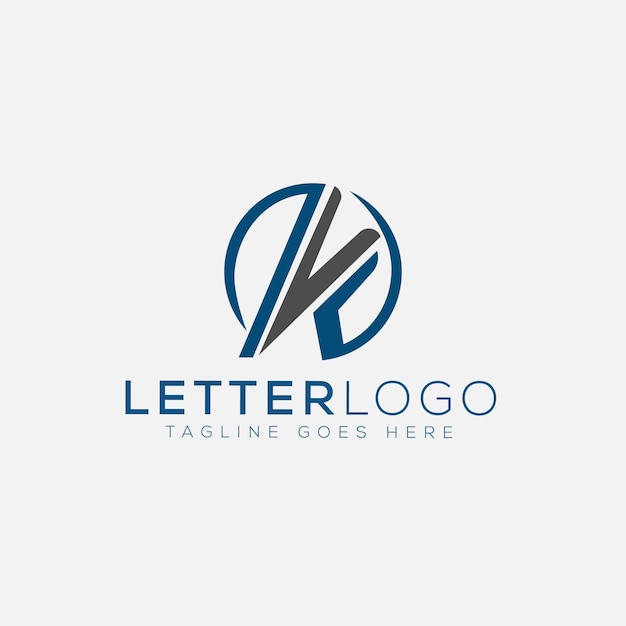 Vector k logo design template vector graphic branding element