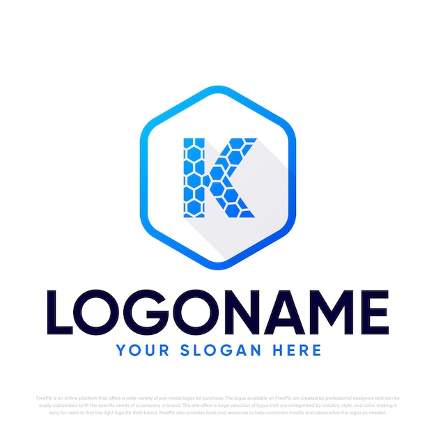 K logo design