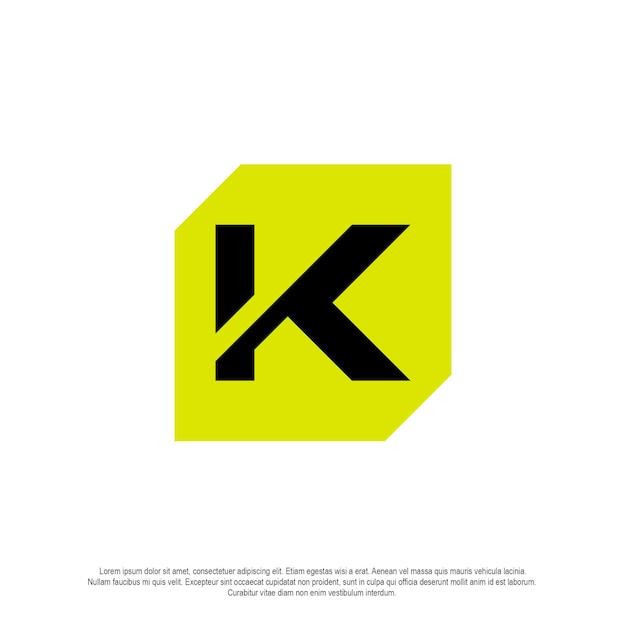 Vector k logo design