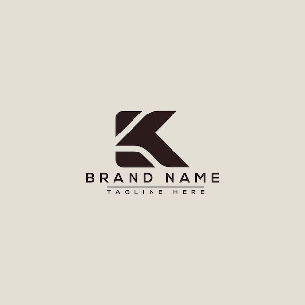 K logo Ontwerp Sjabloon Vector Grafisch Branding Element.