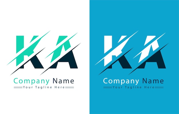 Premium Vector | Ka letter logo vector design template elements