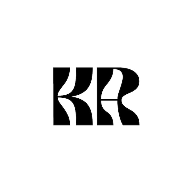 KA モノグラムロゴ デザイン文字 テキスト名 シンボル モノクロロゴタイプ アルファベット文字 シンプルロゴ