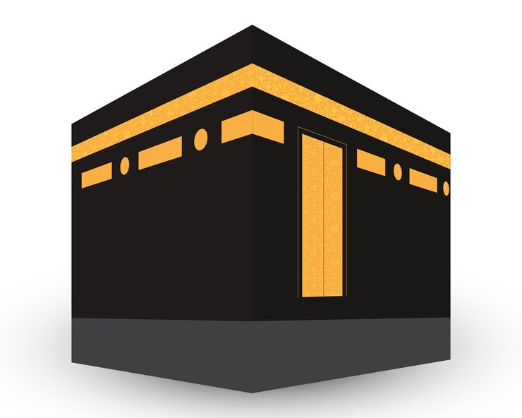Vector kaaba icon vector illustration