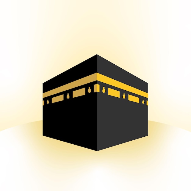 Kaaba in mecca saudi arabia Moslem mosque Eid al adha mubarak Hajj mubarak Moslem building icon