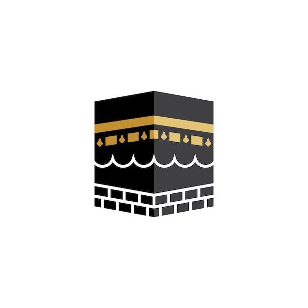 Kaaba vector illustratie pictogram