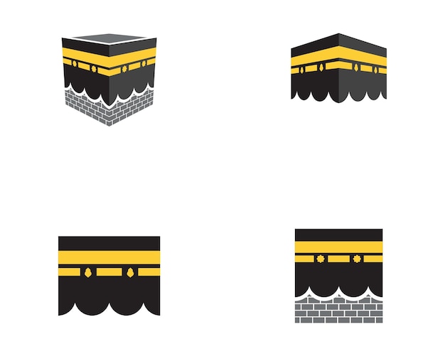 Kaaba vector illustratie pictogram