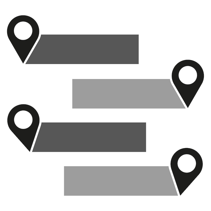 Vector kaart pin kaart marker vector illustratie eps 10 stock beeld