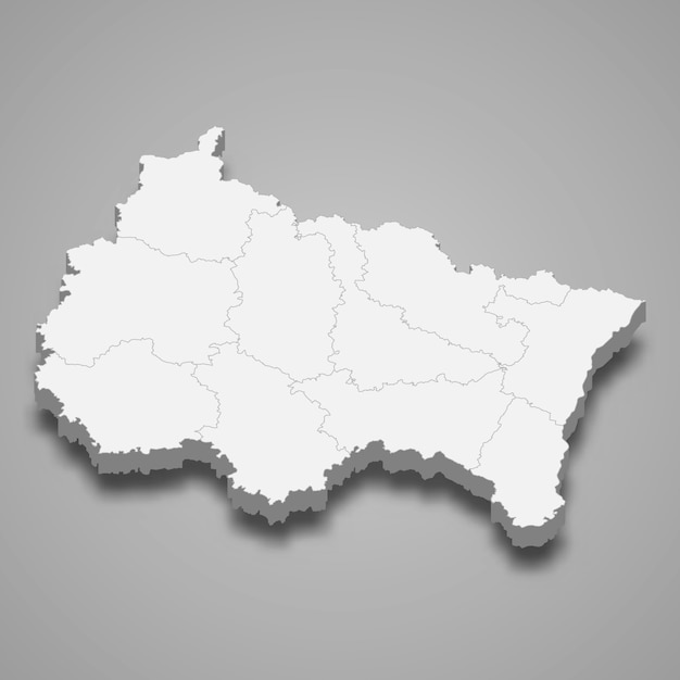 kaart regio van Frankrijk
