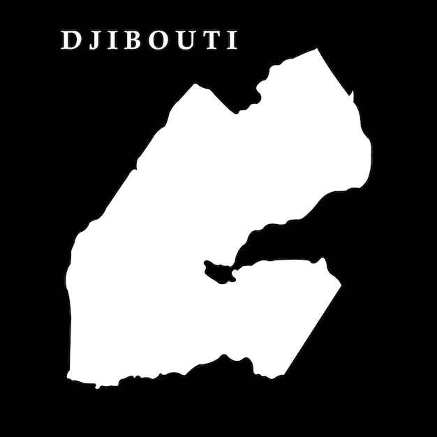 Kaart van Djibouti