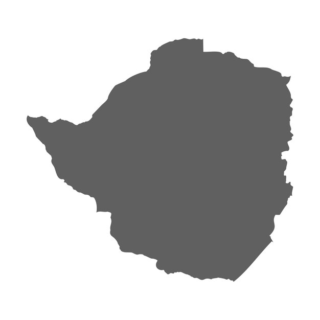 Kaart van Zimbabwe