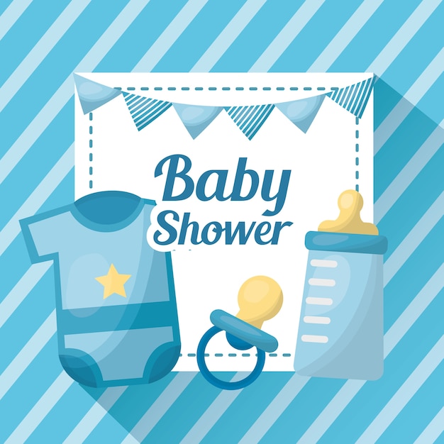 kaart voor babydouche