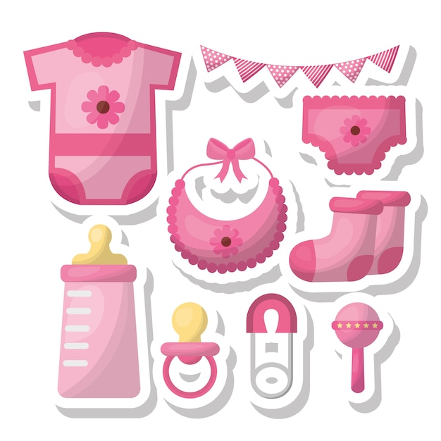 kaart voor babydouche