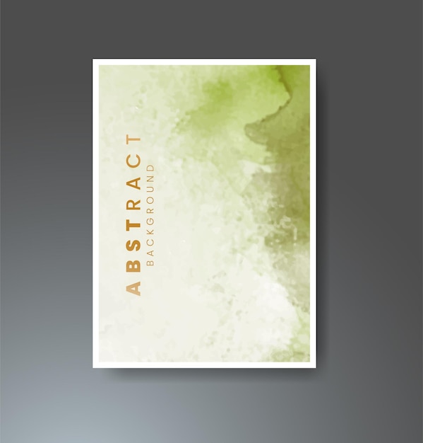 Vector kaarten met aquarel achtergrondontwerp voor uw omslagdatum ansichtkaart banner logo