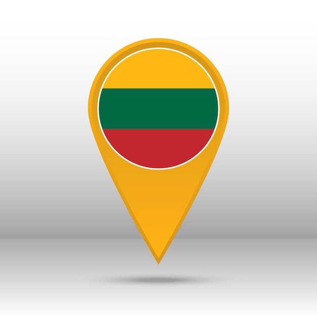 Kaartspeld Vlag van Litouwen