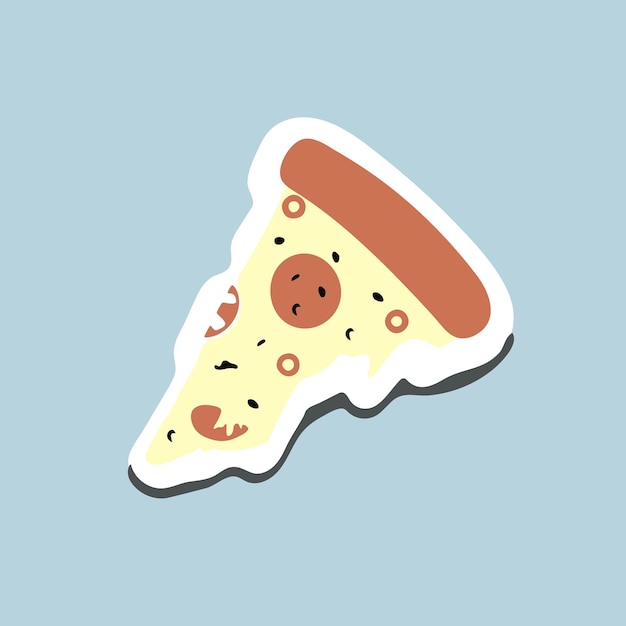 kaas pizza vectorillustratie