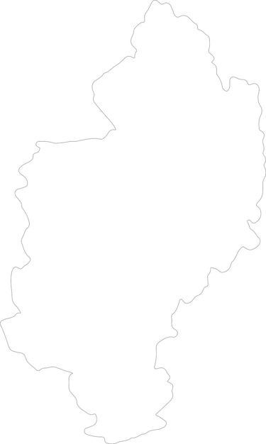 Vector kachin myanmar outline map