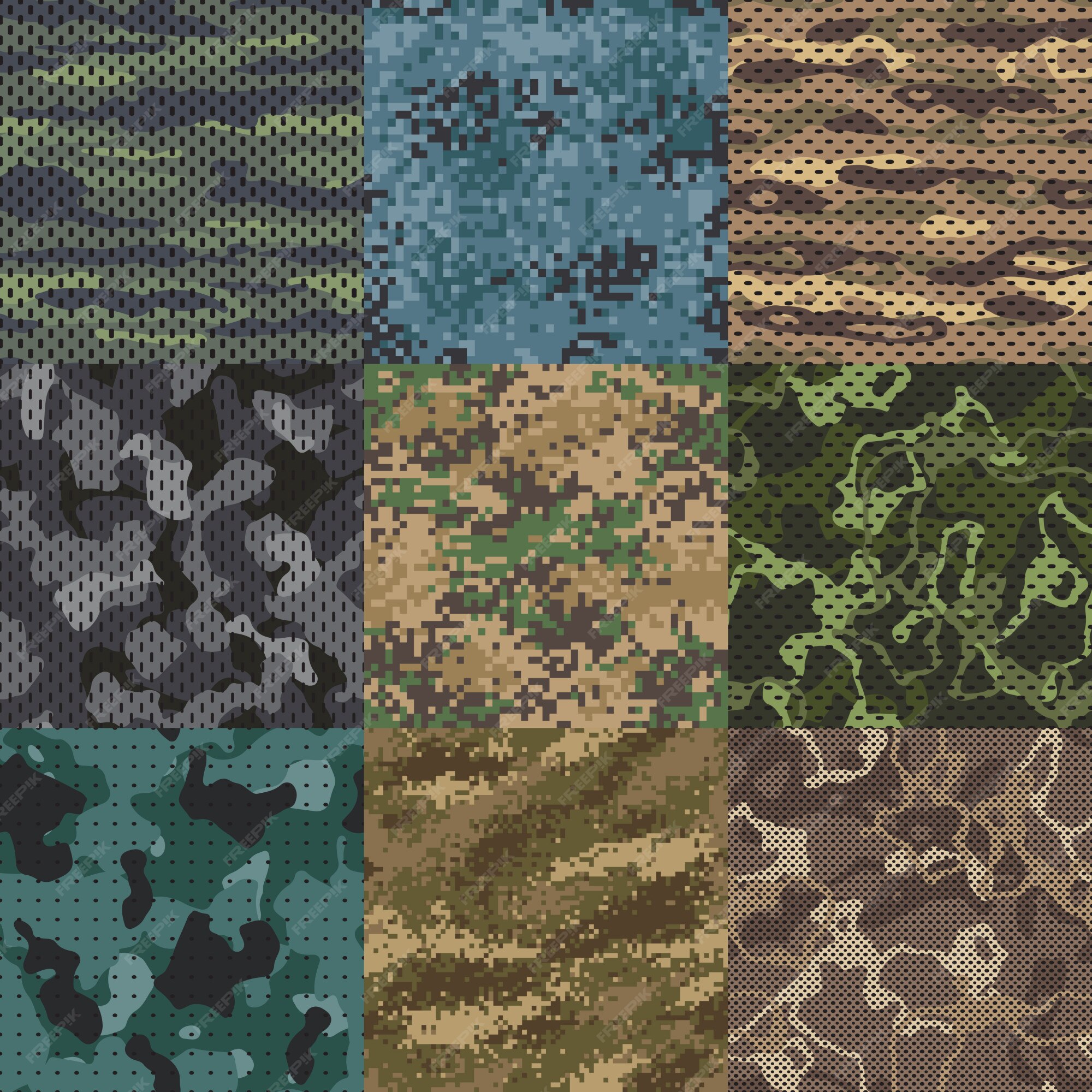 zege Goot Maken Kaki textuur. camouflage stof naadloze patronen, militaire kleding texturen  en leger print patroon | Premium Vector