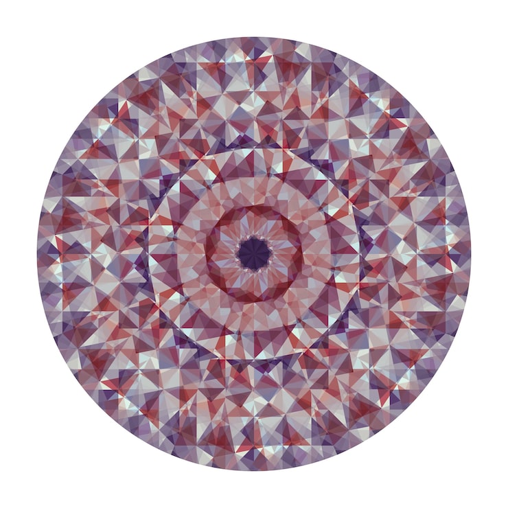 Vector 만화경 벡터 배경입니다. 추상적인 기하학적 낮은 폴리 패턴입니다. 삼각형 빛 배경입니다. 삼각형 기하학적 요소. 추상 삼각형 배경입니다. 벡터 기하학적 만화경입니다.