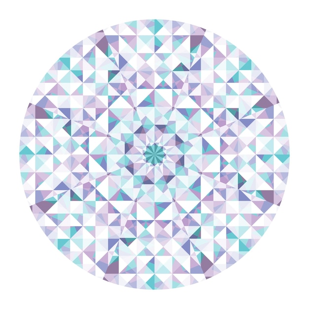 Kaleidoscope vector background. abstract geometric low poly pattern. triangle light background. triangle geometric elements. abstract triangular background. vector geometric kaleidoscope.