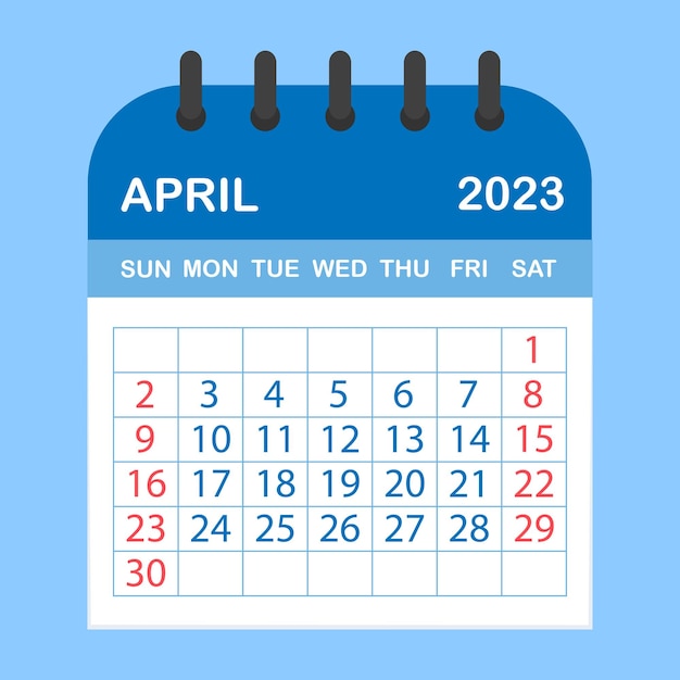 Kalender 2023 april