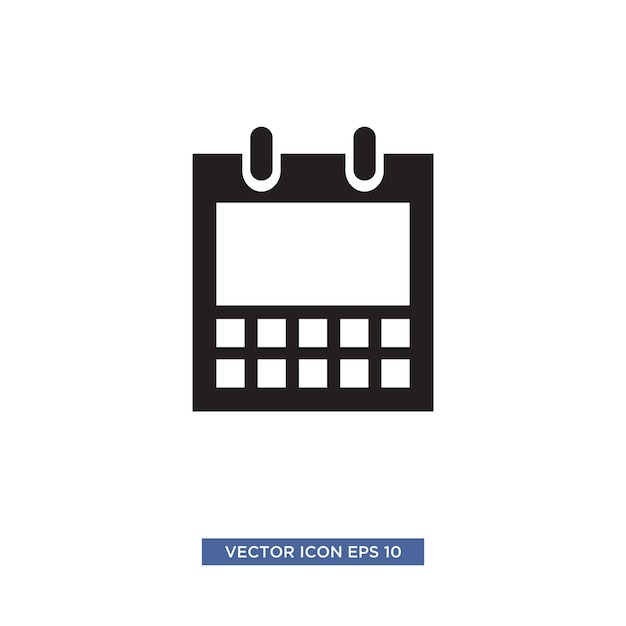 kalender pictogram vector illustratie sjabloon