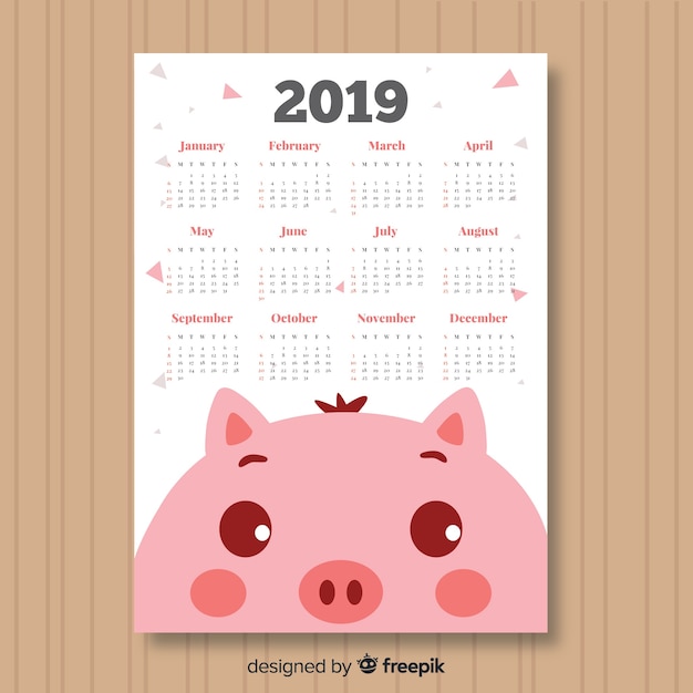 Kalender van 2019