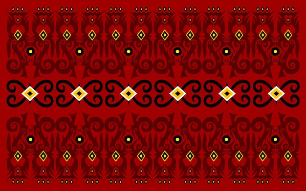 Vector kalimantan dayak motif background vector illustrator