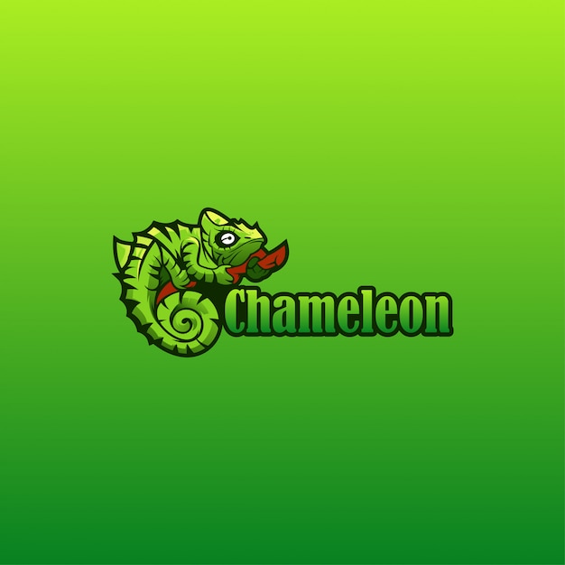 Vector kameleon logo vector