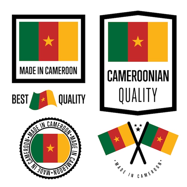 Kameroen kwaliteitslabel set