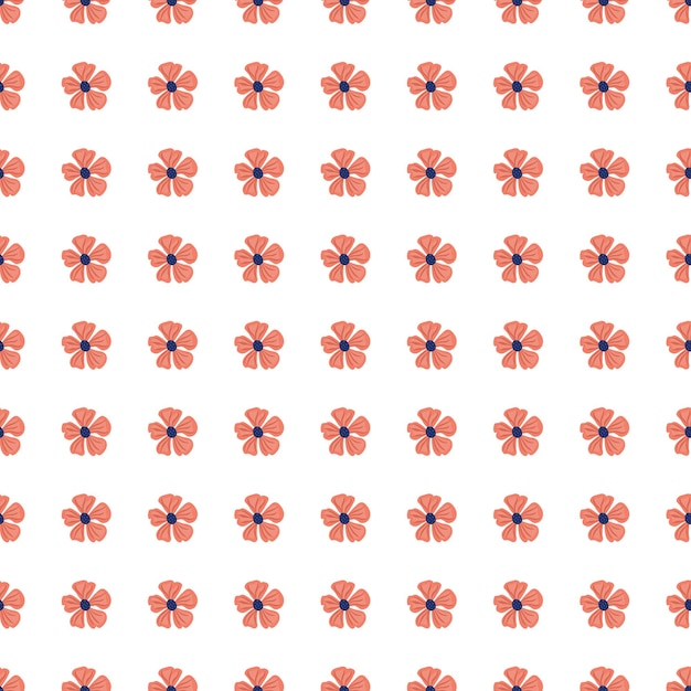 Kamille bloem eindeloze achtergrond Abstract bloemen naadloos patroon in eenvoudige stijl