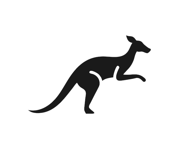 Kangaroo Silhouette Icon