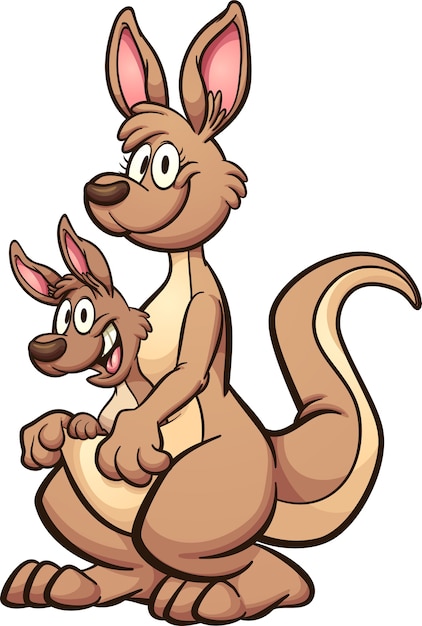 Vector kangaroo