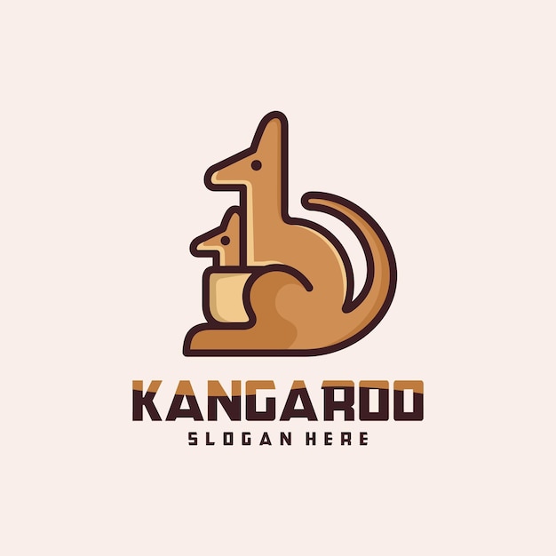 kangoeroe logo vector