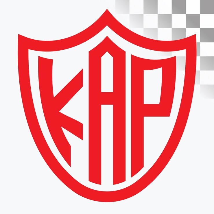 Vector kap letter logo design