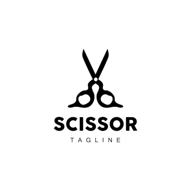 Kapper tools schaar logo kapsel tools vector kapper ontwerp symbool illustratie pictogram