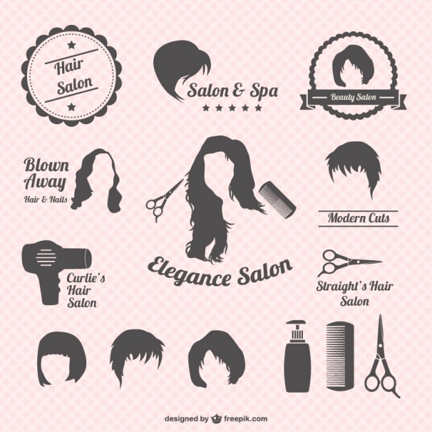 Vector kapsalon graphics