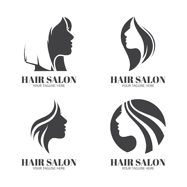 Vector kapsalon logo collectie