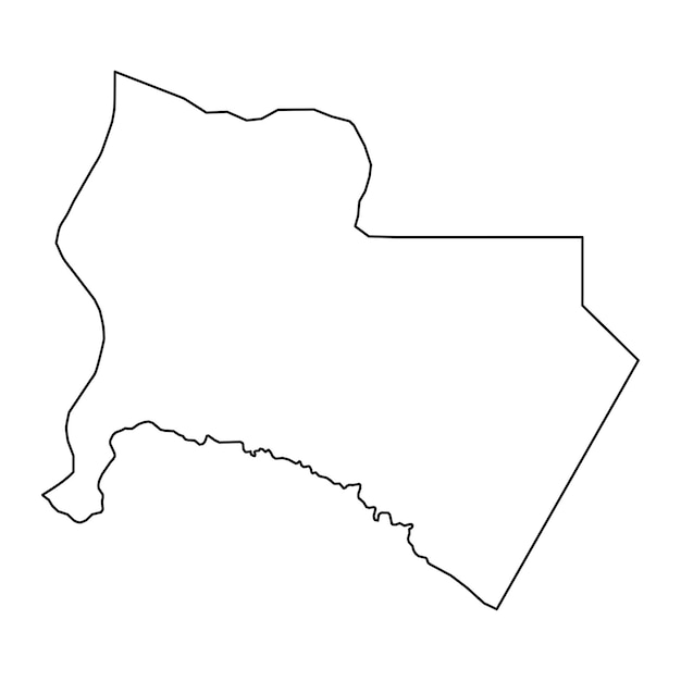 Karak governorate map administrative division of Jordan