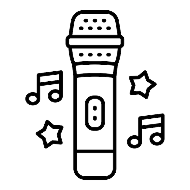 Vector karaoke icon