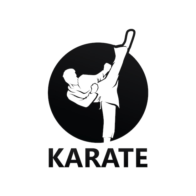 Karate Logo Template Design Vector